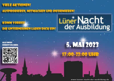 Save the date - Lüner Nacht der Ausbildung